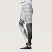 Geige und Manuskript Leggings (Links)