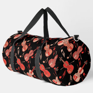 Geige und Musiknoten Duffle Bag