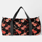 Geige und Musiknoten Duffle Bag (Rückseite)