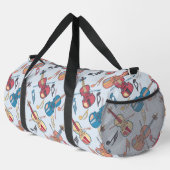 Geige und Musiknoten Duffle Bag (Rechte Ecke)