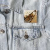 Geige und Noten Button (Beispiel)