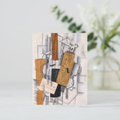 Geige und Noten | Georges Braque | Postkarte (Stehend Vorderseite)