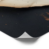 Geige und Notenblatt Poster (Ecke)