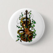 Geige und Schlange Button (Vorderseite)