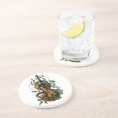 Geige und Schlange Getränkeuntersetzer (Seite)