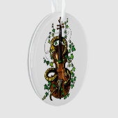 Geige und Schlange Ornament (Vorderseite)