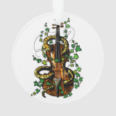 Geige und Schlange Ornament (Rückseite)