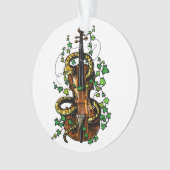 Geige und Schlange Ornament (Vorderseite)