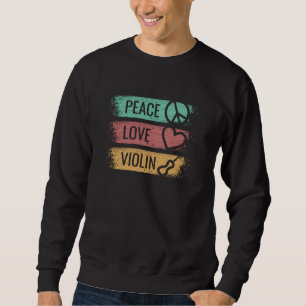 Geige Violinist Fiedel Sweatshirt