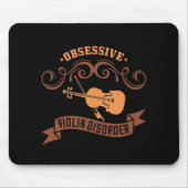 Geige - Zwangsstörung Mousepad (Vorne)