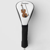 Geigen-Design Golf Headcover (Vorderseite)