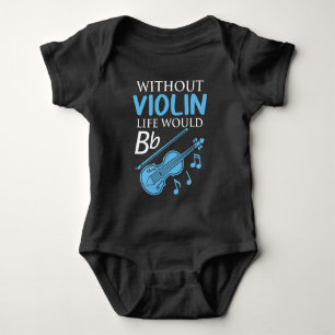 Geigen-Geschenk Musiker Musik Instrument Hobby Pun Baby Strampler