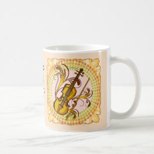 Geigen-Rhythmus-Tasse Kaffeetasse