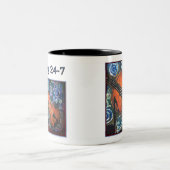 Geigen-Violinen-Tasse Zweifarbige Tasse (Mittel)