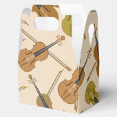 Geigendruckmuster Geschenkschachtel (Geöffnet)