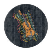 Geigenhäuserwärmung modern schneidebrett (Vorderseite)