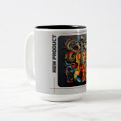 Geigenkunstschaffung Zweifarbige Tasse (Vorderseite Links)