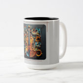 Geigenkunstschaffung Zweifarbige Tasse (VorderseiteRechts)