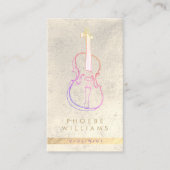 Geigenlehrer Visitenkarte (Vorderseite)