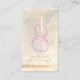 Geigenlehrer Visitenkarte