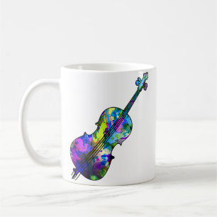 Geigenmaler Musikinstrument Orchester Musik Kaffeetasse