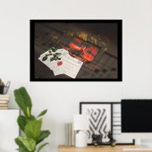 Geigenposter Poster (Heimbüro)