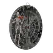 Geigenskelett Dartscheibe (Vorderseite Links)