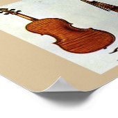 Geigenspielergeschenke T - Shirt Poster (Ecke)