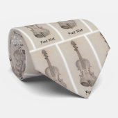 Geigenvioline des Gitterwerks nicht Krawatte (Gerollt)