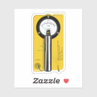 Geiger Counter CD V-700 Aufkleber