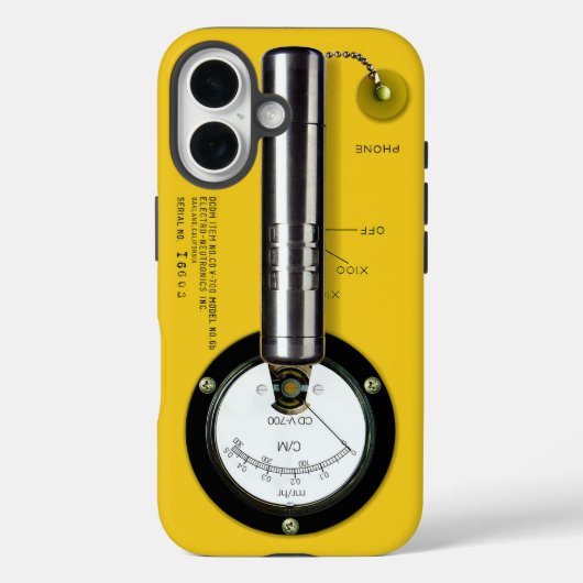 Geiger Counter CD V-700 Case-Mate iPhone Hülle (Rückseite)