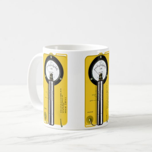 Geiger Counter - CDV-700-Tasse Kaffeetasse (Vorderseite Links)
