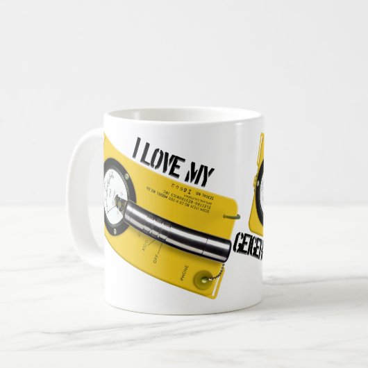 Geiger Counter - CDV-700-Tasse Kaffeetasse (Vorderseite Links)