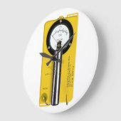 Geiger Counter Wall Clock - CDV 700 Große Wanduhr (Winkel)