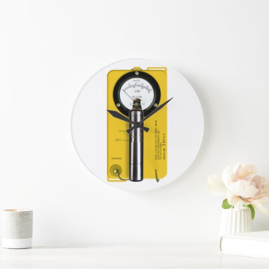 Geiger Counter Wall Clock - CDV 700 Große Wanduhr (Zuhause)