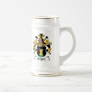 Geiger-Familienwappen Bierglas