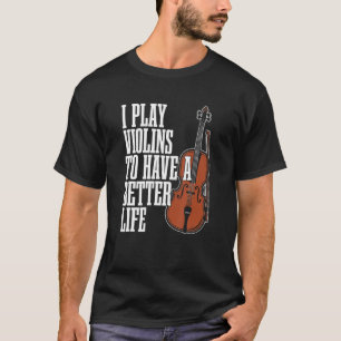 Geiger Fiedel Fiedler Violine T-Shirt