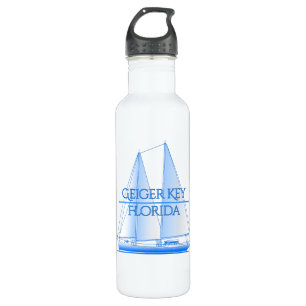 Geiger Key Coastal Nautical Segelschiff Edelstahlflasche