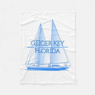 Geiger Key Coastal Nautical Segelschiff Fleecedecke