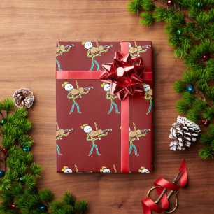 Geiger-Stickman Geschenkpapier