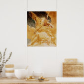 Geigerengel von Henri Pinta Poster (Küche)