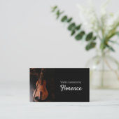 Geigerlehrer Visitenkarte (Stehend Vorderseite)