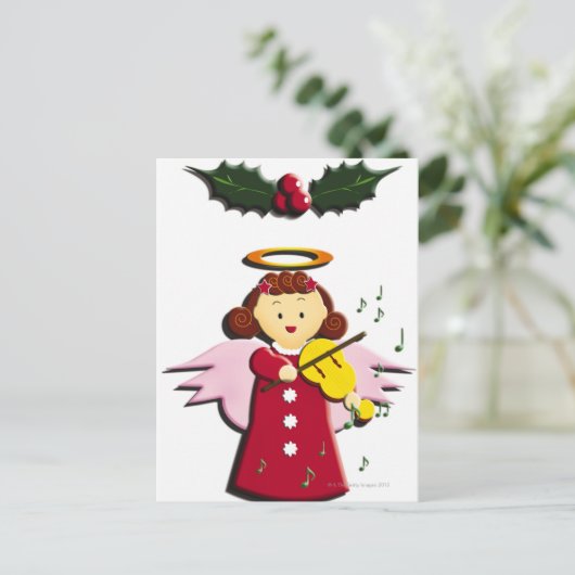 Geigermalerei, Illustration Postkarte (Stehend Vorderseite)