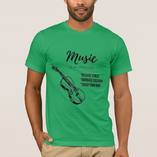 Geigermusik T-Shirt (Vorderseite)