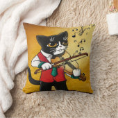 Geigermusikkatze Kissen (Decke)
