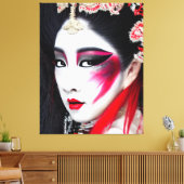 Geiko Canvas Print Leinwanddruck (Insitu (Wohnzimmer))
