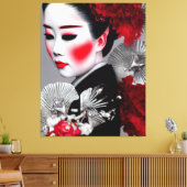 Geiko Canvas Print Leinwanddruck (Insitu (Wohnzimmer))