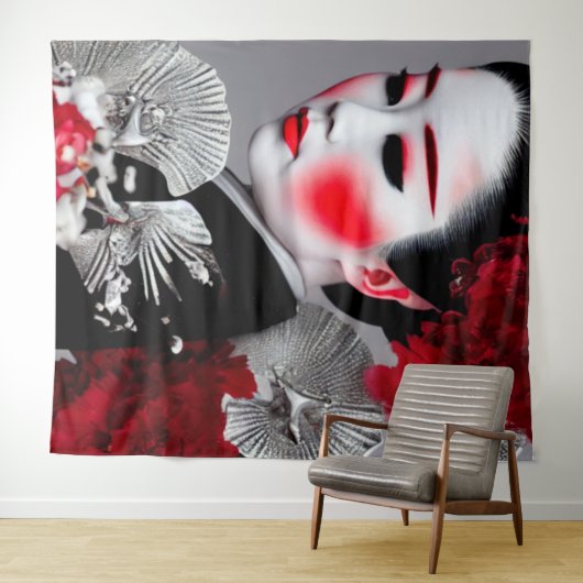 Geiko Tapestry Wandteppich (Beispiel (Horizontal))