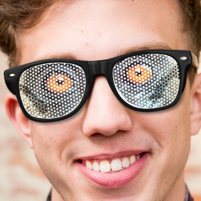 geile Affenaugen Sonnenbrille (geeky funny monkey eyes retro sunglasses)