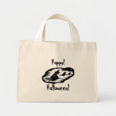 geile, fliegende Hexen auf Broomstick-Trick oder z Mini Stoffbeutel (Vorne)